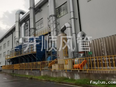 广州丰田三厂螺旋风管安装效果1